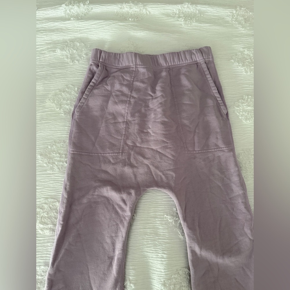 Nili Lotan Lavender Cropped Track Pants - Picture 6 of 12